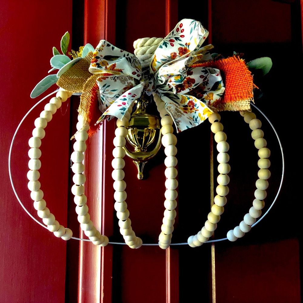 Pumpkin wreath